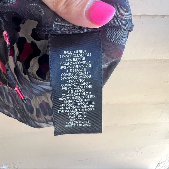 Multicolor Sheer Women's Top - Picture 5 of 6